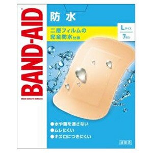 バンドエイド 防水 Lサイズ ( 7枚入 )/ バンドエイド(BAND-AID)