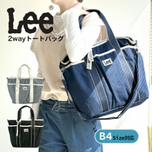 トートバッグ レディース ショルダーバッグ マザーズバッグ 斜めがけバッグ コットン Lee リー Life 320-1313 2wayショルダーバッグ 帆布