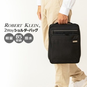 縦型 ショルダーバッグ メンズ 【08710】 ROBERT KLEIN ロバートクライン 斜めがけバッグ 2way メンズショルダーバッグ タテ型 軽量 コン