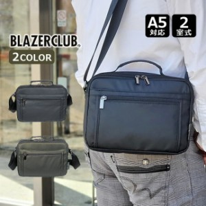 ショルダーバッグ メンズ 軽量 【33753】BLAZER CLUB ブレザークラブ 横型ショルダーバッグ ブリーフケース A5対応 ビジネスバッグ カジ