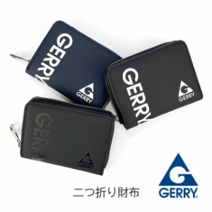 キッズ 財布 男の子【ges-0012】GERRY ジェリー ダブルプリント深札入れ ラウンドファスナー二つ折り財布 ウォレット 折り財布  コンパク