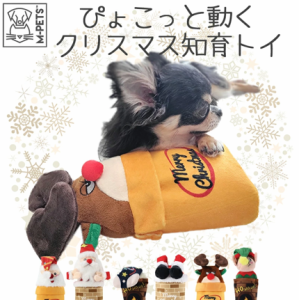 M-PETS CHRISTMAS Snack Attack ドッグトイ　知育玩具　おもちゃ　簡単　難しい　音が鳴る　犬　子犬　小型犬　中型犬