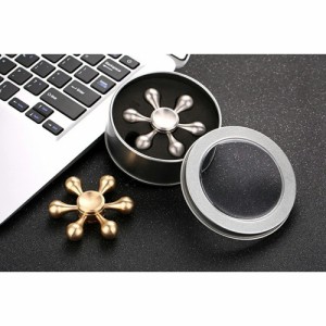 【当日発送＋10倍ポイント】新型DIY ハンドスピナー 水道 Hand Spinner ストレス解消 6枚翼リムーバブル 高速回転 指 スピナー フォーカ