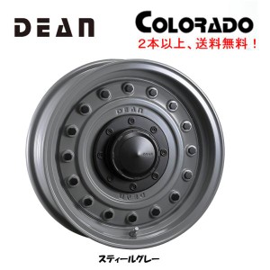 CRIMSON DEAN COLORADO クリムソン コロラド ランクル76ナロー ランクル79 6.5J-16 +25 5H150 スティールグレー １本価格 ２本以上ご注文