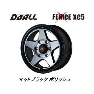 DOALL Fenice X XC5 フェニーチェ クロス エックスシー ファイブ 200系 ハイエース 6.5J-16 +38 6H139.7 マットブラックポリッシュ お得