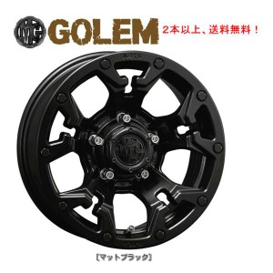 CRIMSON MG GOLEM クリムソン エムジー ゴーレム ジムニー 5.5J-16 +20 5H139.7 マットブラック １本価格 ２本以上ご注文にて送料無料