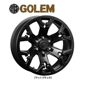 CRIMSON MG GOLEM クリムソン エムジー ゴーレム 200系 ハイエース 7.0J-17 +38 6H139.7 マットブラック ４本セット 送料無料