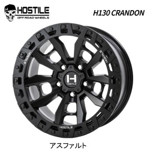 TRISTAR MKW HOSTILE H130 CRANDON トライスター ホスタイル H130クランドン 9.0J-17 ±0 5H127 アスファルト ４本SET 送料無料