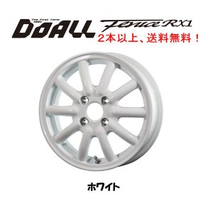 キャンペーン DOALL Fenice RX1 ドゥオール フェニーチェ アールエックス ワン 軽自動車 4.5J-14 +45 4H100 ホワイト １本価格 ２本以上