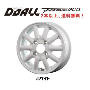 キャンペーン DOALL Fenice RX1 フェニーチェ アールエックス ワン 軽トラック 軽バン 4.0J-12 +43 4H100 ホワイト １本価格 ２本以上ご