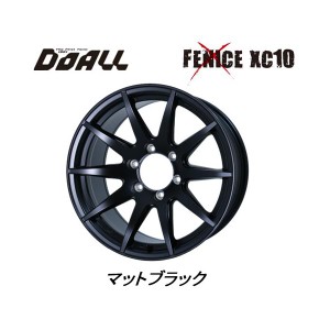 DOALL Fenice X ドゥオール フェニーチェ クロス XC10 200系 ハイエース 25mmO/F付車用 9.0J-18 +25 6H139.7 マットブラック お得な４本S