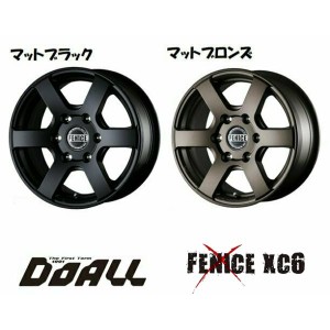 DOALL Fenice X XC6 ドゥオール フェニーチェ クロス エックスシ— シックス 200系 ハイエース 7.0J-16 +38 6H139.7 選べるカラー お得な