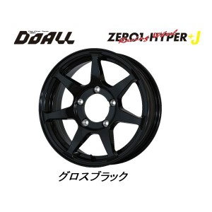 DOALL CST ZERO 1 HYPER +J ゼロワン ハイパー プラス ジェイ ジムニー 5.5J-16 +22/-20 5H139.7 グロスブラック お得な４本SET 送料無料