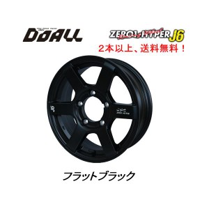 DOALL CST ZERO 1 HYPER J6 ゼロワン ハイパー ジェイ シックス ジムニー 5.5J-16 +22 5H139.7 フラットブラック １本価格 ２本以上ご注