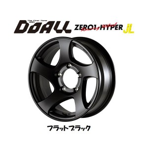 DOALL CST ZERO 1 HYPER JL ゼロワン ハイパー ジェイエル ジムニー シエラ 6.0J-16 -5 5H139.7 フラットブラック お得な４本SET 送料無