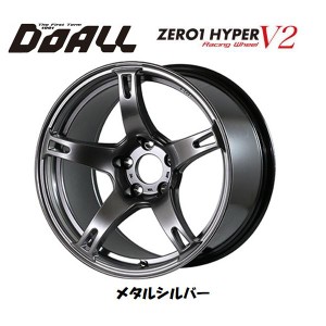 DOALL CST ZERO 1 HYPER V2 シーエスティー ゼロワン ハイパー ブイツー 9.5J-18 +12 5H114.3 メタルシルバー ４本セット 送料無料