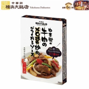 横浜大飯店 中華街 の牛肉のXO醤炒めがつくれるソース 通常 冷凍グルメ 父の日 ギフト