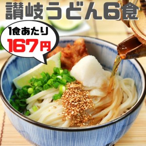 送料無料 生うどん 鎌田醤油特製ダシ醤油6袋付き!!讃岐うどん6食分600g（300g×2袋）讃岐うどん だし醤油付き 常温 メーカー直送品 ゆう