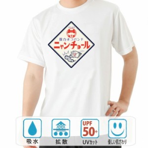 おもしろ tシャツ おもしろtシャツ ニャンチョール 面白いtシャツ 漢字 ふざけtシャツ メッセージ メッセージtシャツ メンズ レディース 