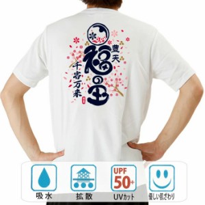 おもしろ ドライtシャツ 半袖 豊天福の玉 おもしろ 面白いtシャツ 漢字 ふざけtシャツ メッセージ メッセージtシャツ メンズ レディース 