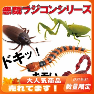 昆虫 イモ虫 ゴキブリ サソリ ムカデ カマキリ ラジコン おもちゃ 誕生日プレゼント 男の子 ハロウィン ドッキリ いたずら サプライズ リ