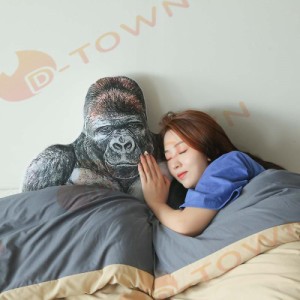 ぬいぐるみ ゴリラ 猿 サル 動物 抱き枕 腕枕 おもちゃ 玩具 かわいい ギフト 子供 誕生日 プレゼント 45*90cm