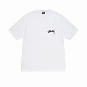 STUSSY ステューシー Tシャツ Tシャツ ブラック ホワイト 半袖 並行輸入品