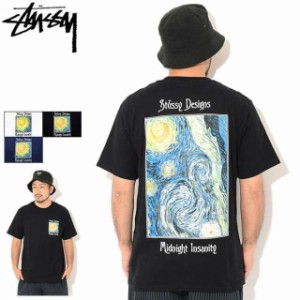 ステューシー Tシャツ 半袖 STUSSY メンズ &amp; レディース Midnight Insanity(stussy tee カットソー 1904689 USAモデル 正規)