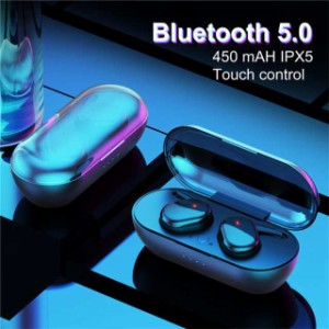 ワイヤレスイヤホン イヤホン Bluetooth 5.0 ブルートゥースイヤホン インナーイヤー型 タッチ式 HIFI高音質 IPX5防水 5.3g 低遅延 両耳