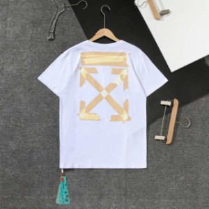 OFF WHITE オフホワイト Tシャツ クルーネック メンズ ブランド 半袖Tシャツ並行輸入品