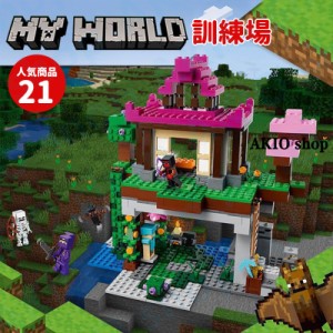 訓練場 マインクラフト風 ブロック マイワールドシリーズ レゴ互換 マイクラ 積み木 パズル 大冒険 MINECRAFT マイクラ 子ども プレゼン