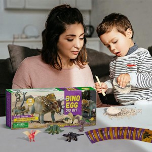 当日発送 恐竜発掘キット 恐竜おもちゃ 恐竜卵玩具 12個セット ティラノサウルス 親子 プレゼント 恐竜の紹介カード 恐竜卵 発掘 プレゼ