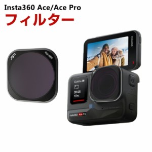 Insta360 Ace/Ace Pro用フィルター ND1000フィルター 減光フィルター HD光学ガラス 多層コーティング アルミ合金フレーム アクセサリー長