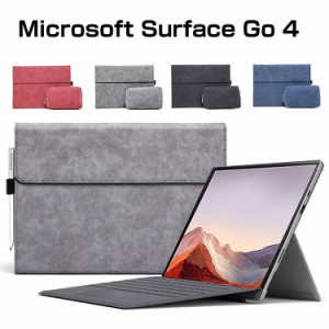 マイクロソフト サーフェス Microsoft Surface Go 4 10.5インチ 2-in-1ノートPC ケース カバー 手帳型 PUレザー おしゃれ  CASE 手帳型カ