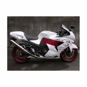 しゃぼん玉 ZZR1400 フルチタンエキゾーストマフラー ZZR1400 shabondama バイク