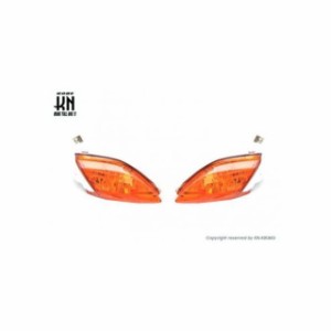 KN企画 フロントウインカーASSY【オレンジ】シグナスX1型専用【5UA/5TY】 kn926 バイク