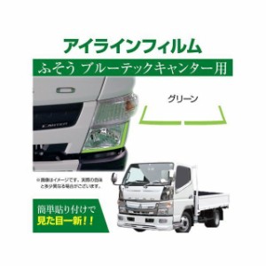 マッドマックス 三菱 FUSO ブルーテックキャンター専用 デイライト アイラインフィルム グリーン MADMAX 車 自動車