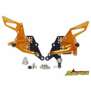 スナイパー CBR250RR CBR250RR MC51 レース用 バックステップ 金 クイックシフター付 逆シフト専用 転倒保証付 SNIPER …