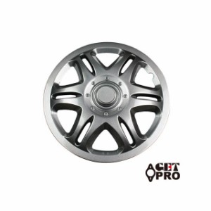 GET-PRO ゲットプロ ホイールカバー 12インチ 1台分4枚セット（ガンメタ）汎用品 ホイールキャップ GET-PRO 車 自動車