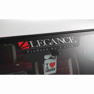 LEGANCE LEGANCE New ブランドロゴステッカー ホワイト/レッド LEGANCE 日用品