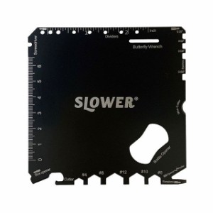 SLOWER MULTI TOOL コースター（ブラック） SLOWER キャンプ