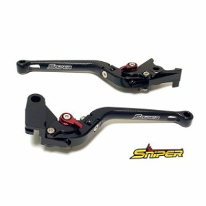 スナイパー PCX JF28 JF56 JF81/PCX150 KF12 KF18 KF30 6段階アジャスター 可倒式 ブレーキレバーセット 黒 …