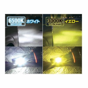 デルタダイレクト デュアルフォーカス LEDフォグバルブ PSX26W 6500K/3000K DELTA DIRECT 車 自動車