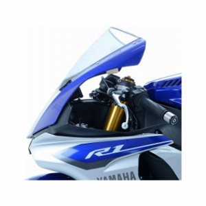 アールアンドジー YZF-R1 YZF-R1M ミラーブランキングプレート ブラック R&G バイク