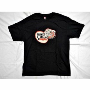 部品屋K&W CRIME SCENE Choppers Tシャツ K&W バイク