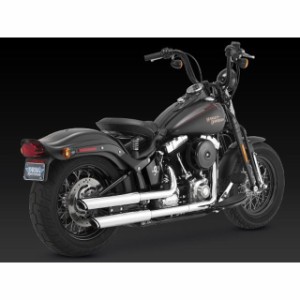 バンス FLSTN ソフテイルデラックス FLSTSB クロスボーンズ ツインスラッシュ 3インチ スリップオン VANCE&HINES バイク