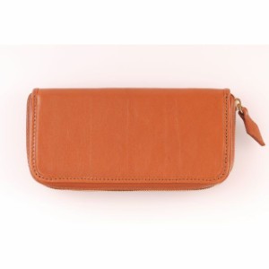 SHM LEATHER WALLET ロング プレーン（オールドゴールド） SHM 日用品