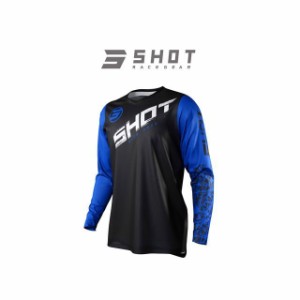 SHOT RACE GEAR ジャージ DEVO SLAM（ブルー） サイズ：L SHOT RACE GEAR バイク