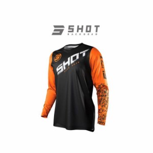 SHOT RACE GEAR ジャージ DEVO SLAM（オレンジ） サイズ：XL SHOT RACE GEAR バイク