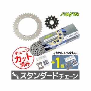 サンスター 250SB Dトラッカー DトラッカーX KS30901 チェーン＆スプロケ3点セット（スタンダード） SUNSTAR バイク